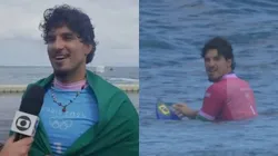 Gabriel Medina nas Olimpíadas de Paris 2024 - Foto: Globo