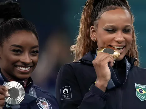 Rebeca Andrade revela ter sido 'sondada' por Simone Biles