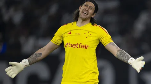 Cássio em partida do Campeonato Brasileiro