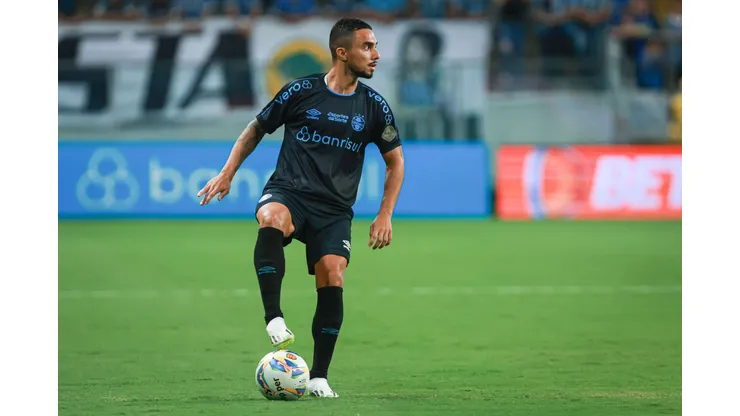 Fabio jogador do Grêmio durante partida contra o Novo Hamburgo na Arena do Gremio pelo campeonato Gaucho 2024.