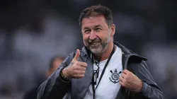 Presidente do Corinthians durante jogo da Copa do Brasil