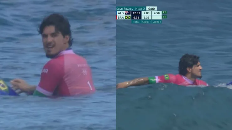 Gabriel Medina perde o ouro nas Olimpíadas 2024 - Foto: Globo