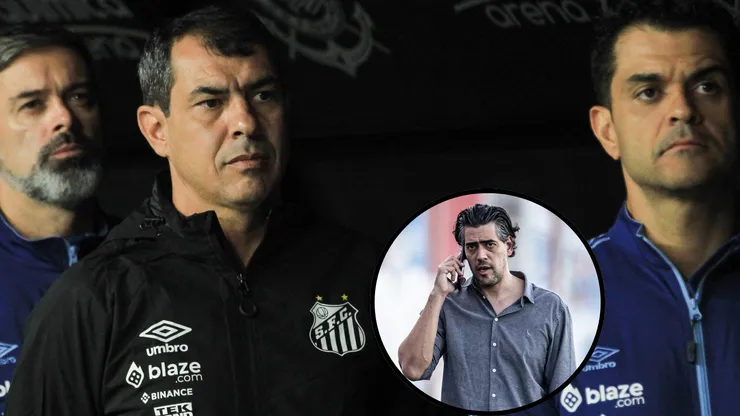 Fábio Carille aprovou meia argentino, mas Bracks vetou por orçamento do Peixe - Fotos: IMAGO e Raul Baretta/SFC