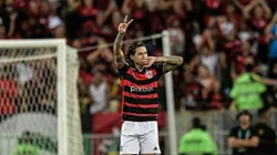 Pedro comemorando gol marcado no Campeonato Brasileiro