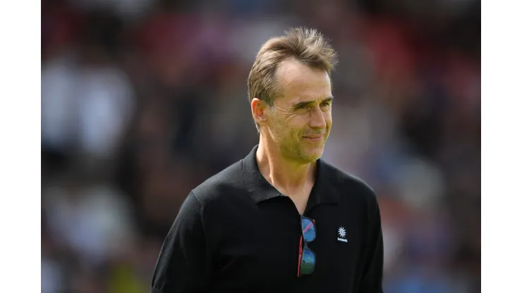 Julen Lopetegui, treinador do West Ham. (Foto de Harriet Lander/Getty Images)