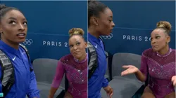 Rebeca Andrade e Simone Biles - Foto: Reprodução/TV Globo