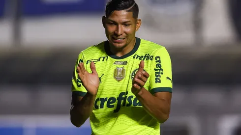CAXIAS DO SUL, BRAZIL - JULY 4: Rony of Palmeiras gestures during the match between Gremio and Palmeiras as part of Brasileirao 2024 at Francisco Stedile Stadium on July 4, 2024 in Caxias do Sul, Brazil. (Photo by Pedro H. Tesch/Getty Images)
