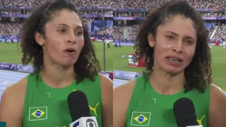 Valdileia Martins se emociona ao falar sobre trajetória olímpica e lesão - Foto: Globo