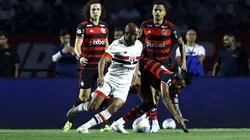 Lucas Moura jogador do Sao Paulo durante partida contra o Flamengo no estadio Morumbi pelo campeonato Brasileiro A 2024. Foto: Marco Miatelo/AGIF