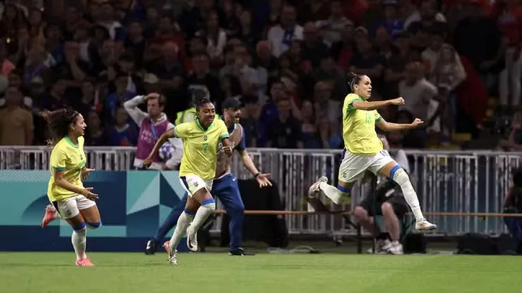 Foto: Robert Cianflone/Getty Images - Seleção Brasileira vence Seleção Francesa por 1 a 0 neste sábado (3) pelos Jogos Olímpicos