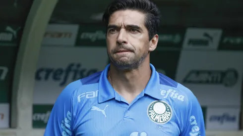 SAO PAULO, BRAZIL - MARCH 19: Abel Ferreira head coach of Palmeiras looks on during a match between Palmeiras and Ituano as part of Semi-finals of Campeonato Paulista (Sao Paulo State Championship) at Allianz Parque on March 19, 2023 in Sao Paulo, Brazil. (Photo by Ricardo Moreira/Getty Images)