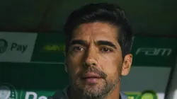 Abel Ferreira durante partida entre Palmeiras e Cruzeiro. Inter se interessa por meia do time paulista.