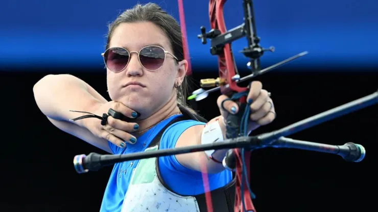 Ana Luiza Caetano durante os Jogos Olímpicos de 2024 - Foto: Alex Pantling/Getty Images