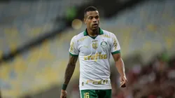 Atleta Alviverde durante o jogo contra o Flamengo