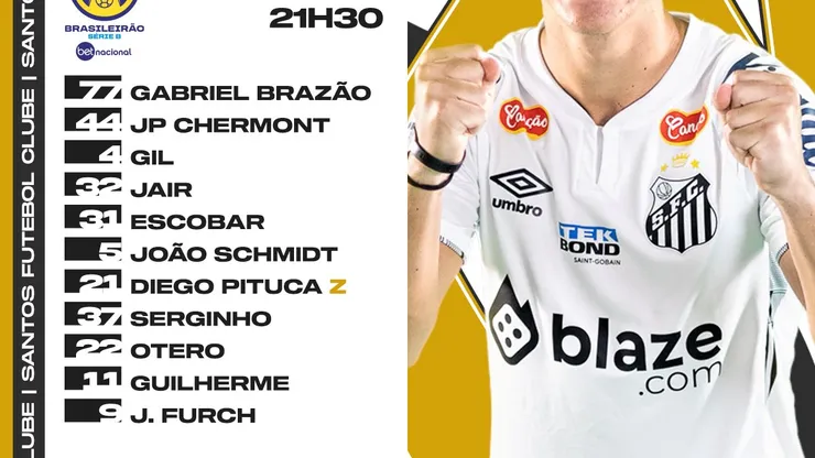 Escalação do Santos