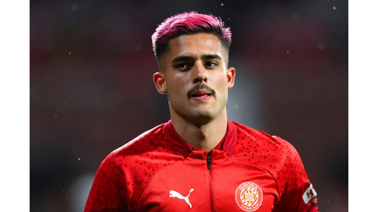 Yan Couto do Girona. (Foto de David Ramos/Getty Images)