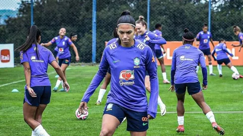 Jogadora está na lista de 27 jogadoras de Rosana Augusto. Divulgação/Staff Images/CBF.