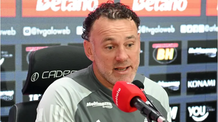 Gabriel Milito, técnico do Atlético. Foto: Walmir Cirne/AGIF