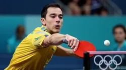 Hugo Calderano busca chegar na final olímpica do tênis de mesa
