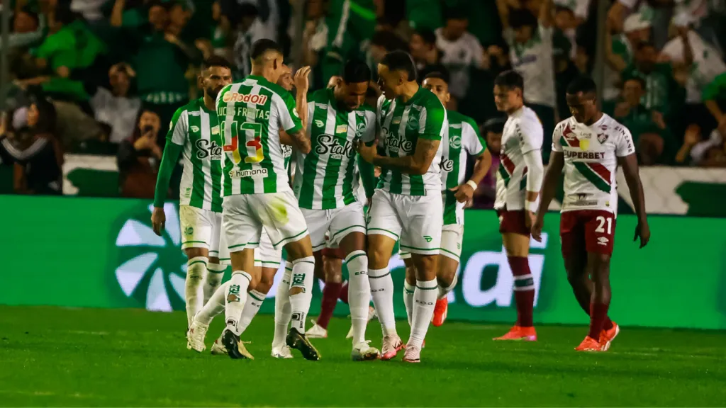 Juventude vira sobre Fluminense. Foto: Luiz Erbes/AGIF