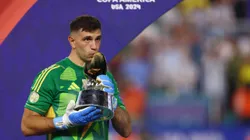Emiliano Martinez foi o melhor goleiro da Copa América. (Foto de Maddie Meyer/Getty Images)