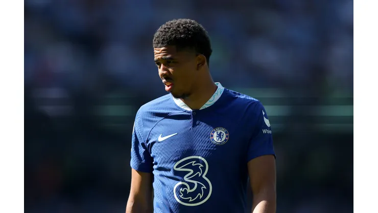 Wesley Fofana do Chelsea. (Foto de Catherine Ivill/Getty Images)