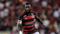 Gerson em ação durante a partida de ontem (31). Foto: Thiago Ribeiro/AGIF