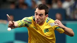 Hugo Calderano chegou à semifinal do tênis de mesa nas Olimpíadas 2024