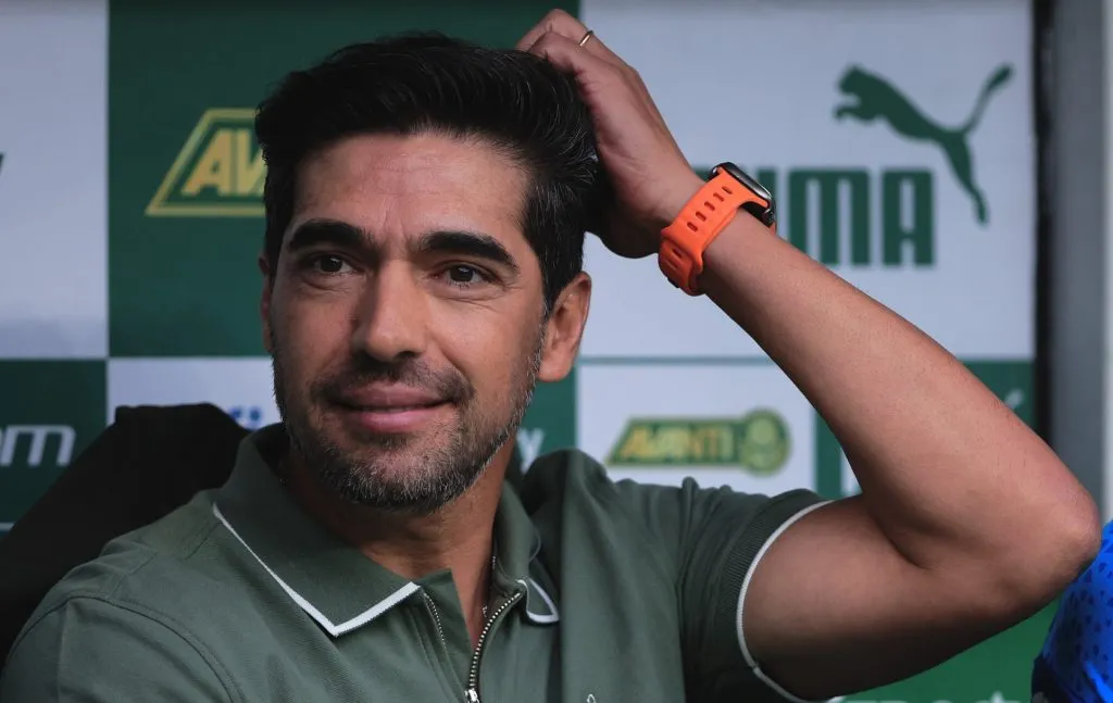 Abel Ferreira em jogo do Palmeiras