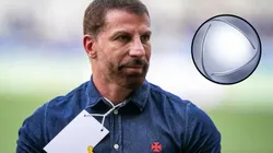 Pedrinho, presidente do Vasco (Fotos: Fernando Moreno/AGIF e Divulgação)