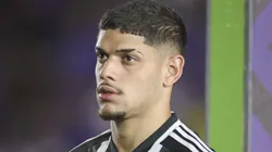 Rubens cometeu pênalti em Dudu, do Palmeiras - Foto: Pedro Souza/Atlético.