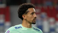 Marquinhos, zagueiro do PSG em treino da Seleção Brasileira - Foto: Fernando Torres/AGIF