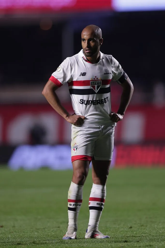 Lucas Moura, atacante do São Paulo - Foto: Ettore Chiereguini/AGIF