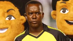 PC de Oliveira quando ainda era árbitro, em partida entre Santos e Corinthians, pelo Campeonato Paulista de 2014. Foto: Luiz Fernando Menezes