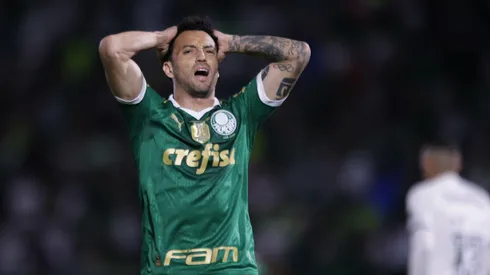 Jogador do Palmeiras na partida contra o Galo