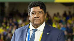 Ednaldo Rodrigues, presidente da CBF, durante partida entre Brasil e Equador, pelas Eliminatórias da Copa do Mundo de 2026, no Estádio Couto Pereira. Foto: Anderson Lira
