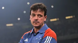 Fernando Diniz durante a estreia. Foto: Pedro Vilela/Getty Images.