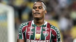 Jhon Arias durante partida entre Fluminense e Atlético-MG, no Maracanã, pelas quartas de final da Copa Libertadores da América. Foto: Celso Pupo