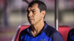 Carille em partida pelo Peixe, no Morumbis