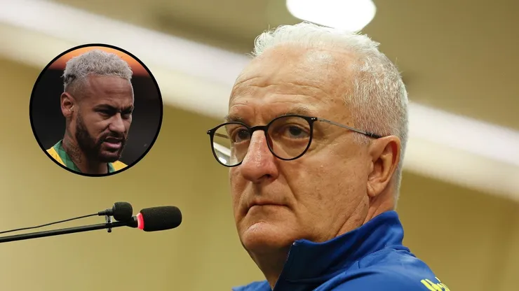 Dorival Júnior e Neymar (Fotos: Rafael Ribeiro/CBF e Ettore Chiereguini/AGIF)