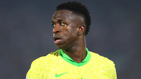 Vini Jr é o principal nome da Seleção Brasileira (Foto: Christian Alvarenga/Getty Images)