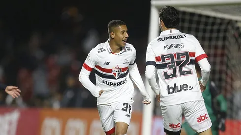 Henrique durante a partida contra o Vitória, na Série A. Foto: Paulo Pinto / São Paulo FC