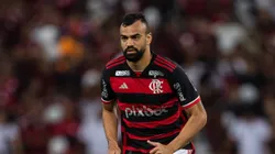 Fabrício Bruno lamenta eliminação do Flamengo na Libertadores.