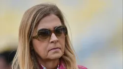 SP - RIO DE JANEIRO - 11/08/2024 - BRASILEIRO A 2024, FLAMENGO X PALMEIRAS - Leila Pereira Presidente do Palmeiras durante partida contra o Flamengo no estadio Maracana pelo campeonato Brasileiro A 2024.