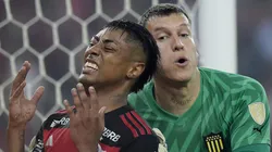 Peñarol x Flamengo pela Libertadores. Foto: Alexandre Loureiro/AGIF