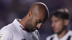 SP - SAO PAULO - 24/07/2024 - BRASILEIRO A 2024, SAO PAULO X BOTAFOGO - Lucas Moura jogador do Sao Paulo durante partida contra o Botafogo no estadio Morumbi pelo campeonato Brasileiro A 2024. Foto: Ettore Chiereguini/AGIF