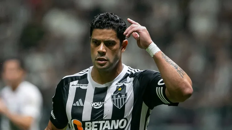 Hulk durante a partida desta quarta-feira (25). Foto: Fernando Moreno/AGIF