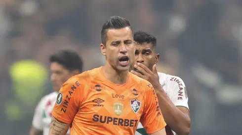 Fábio, goleiro do Fluminense contra o Atlético-MG na Libertadores - Foto: Gilson Lobo/AGIF