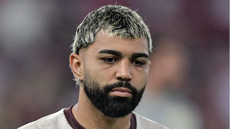 RJ - RIO DE JANEIRO - 12/09/2024 - COPA DO BRASIL 2024, FLAMENGO X BAHIA - Gabigol jogador do Flamengo durante aquecimento antes da partida contra o Bahia no estadio Maracana pelo campeonato Copa Do Brasil 2024. Foto: Thiago Ribeiro/AGIF