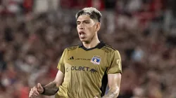 September 24, 2024, Buenos Aires, Argentina: Carlos Palacios of Colo Colo in action during the Copa CONMEBOL Libertadores 2024 Quarterfinal second leg match between River Plate and Colo Colo at Estadio Mas Monumental Antonio Vespucio Liberti. Final Score: River Plate1:0 Colo Colo Buenos Aires Argentina - ZUMAs197 20240924_aaa_s197_353 Copyright: xManuelxCortinax